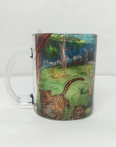 Taza de Vidrio Transparente con Impresión por Sublimación, Taza de Café de Vidrio Personalizada con Logotipo Impreso a Todo Color - Product Image 2