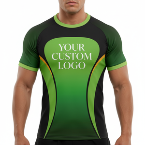 เสื้อรัดกล้ามเนื้อพิมพ์ลายแบบซับลิเมชั่นสำหรับผู้ชาย เหมาะสำหรับวิ่งและออกกำลังกาย - Product Image 5