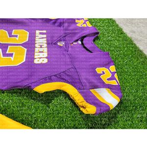 DERNIÈRE ARRIVÉE FOOTBALL AMÉRICAIN DEAL FORFAIT ENTIÈREMENT SUBLIMÉ CONFORTABLE JERSEY DE FOOTBALL AMÉRICAIN ENSEMBLE HOODIES PACKAGE - Product Image 2