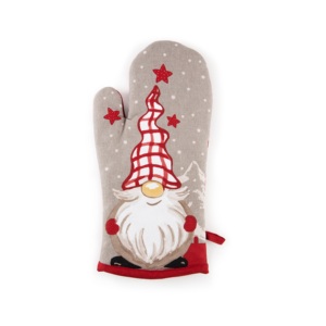 Guanto da Forno Excelsa Gnomo in Cotone 32xH2x18 Cm Multicolore - Product Image 1