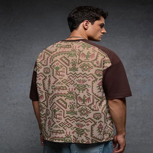 Camiseta de Manga Corta para Hombre, Corte Regular, Color Sólido, Cuello Redondo, Informal, 100% Algodón, Tejido Transpirable, Antiencogimiento, Secado Rápido - Product Image 3