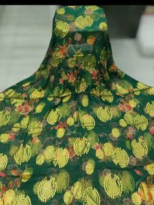 Vêtement léger en soie 100% de haute qualité, dernière mode, traditionnel somalien, Fransawi Dirac, jacquard, motif floral, pour filles - Product Image 4