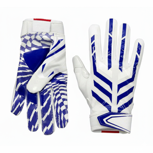 Gants de football américain en latex à doigts entiers réglables, compatibles écran tactile, respirants, antidérapants, imperméables, unisexe, pour le rugby et les sports - Product Image 1