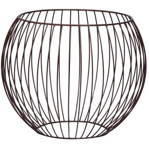 Tavolino da Caffè Rotondo in Metallo Oro e Bianco con Vano Portaoggetti Compatto in Materiale MDF - Product Image 3