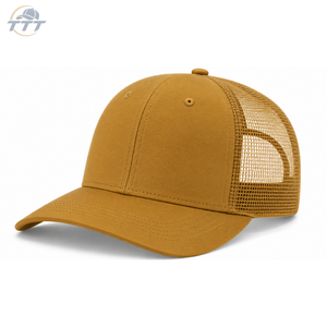 Casquette Trucker Vintage Personnalisée en Usine, 6 Panneaux Marron et Blanc, Unisexe, Respirante, en Maille, à Fermeture Snapback, Vente en Gros - Product Image 1