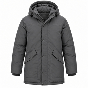 Custom High Quality <b>Mens</b> Winter Parka <b>Jacket</b> New Fashion Warm Parka with <b>Reversible</b> Feature Plus Size Options Wholesale Rate OEM - Product Image 3