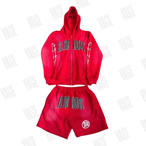Sudadera de Invierno para Hombre, Gruesa, 300g, 100% Algodón, Felpa, Color Sólido, Tejida, con Logotipo Bordado en la Parte Delantera, Bolsillo, Corte Regular - VAGE SPORTS - Product Image 3