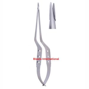 ที่จับเข็มไมโครแบบแมนนวลสำหรับขายส่ง เครื่องมือผ่าตัดจักษุวิทยา Castroviejo Barraquer ที่จับเข็มสำหรับผ่าตัดตา - Product Image 1