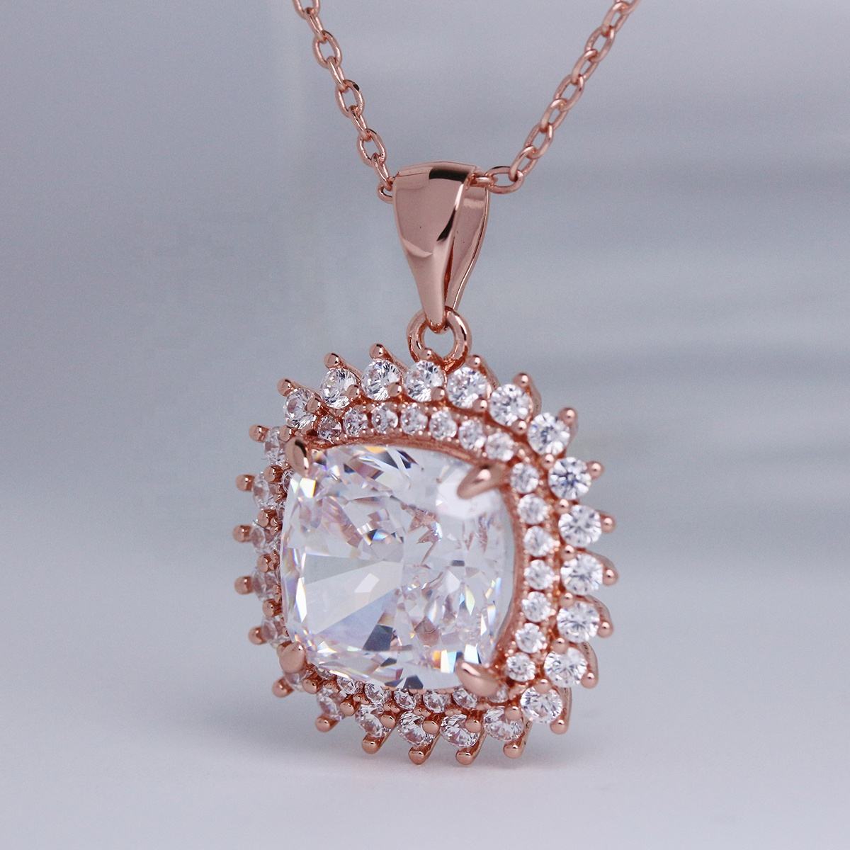 2023 Wholesale Fine Women Jewelry Ice Crushed Cubic Zirconia