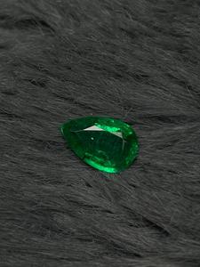 Piedra Preciosa Suelta de Esmeralda Verde Natural, Corte Pera, para Joyería - Product Image 5