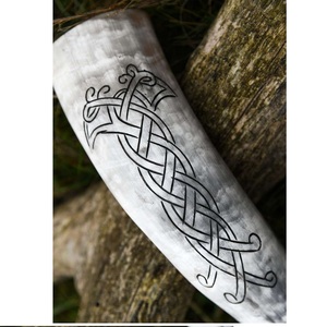 Cuernos de Vaca 100% Pulidos, Tallados, Estilo Vikingo, Decoraciones de Animales, Aptos para Alimentos, del Fabricante Indio - Product Image 4
