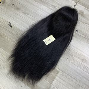 Cabello Humano Vietnamita Premium, Cabello Vietnamita Natural Negro, Peluca con Cierre HD 5x5 Suizo con Nudos Pequeños - Product Image 6