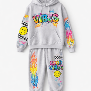 Custom Printed <b>Sweatpants</b> with Hoodie Bulk Supplier - Wholesale Custom Logo Tracksuits for Men and <b>Women</b> - Product Image 1