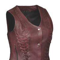 Gilet court vintage en daim pour femme, sans manches, style cowgirl, fermeture boutonnée, coupe-vent, respirant, personnalisable, vente en gros