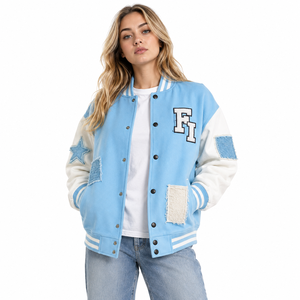 Chaqueta de Béisbol Personalizada con Logotipo, Chaquetas Varsity Letterman, Fabricantes de Ropa, Proveedor de Chaquetas Letterman Personalizadas - Product Image 1