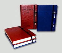 Agenda hebdomadaire personnalisé imprimé, couverture rigide, journal scolaire et de bureau, agenda, papier offset, carton, bande élastique, usage quotidien