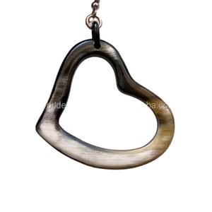 Fwe ต่างหูฮอร์นธรรมชาติ100% เป็นมิตรต่อสิ่งแวดล้อมสไตล์อินเทรนด์พร้อมผิวธรรมชาติสำหรับผู้หญิงและเด็กผู้หญิง - Product Image 4