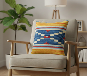 Coussin carré en coton fantaisie tissé à la main, motif floral, fermeture éclair, surpiqûres personnalisables, design moderne, lavable, anti-plis, pour la maison et l'hôtel - Product Image 3