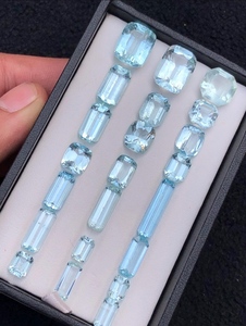 Pierre précieuse naturelle Aquamarine, pierres Lustle de toutes formes et tailles, disponibles au prix de gros, pierres précieuses en vrac, pour la création de bijoux. - Product Image 4