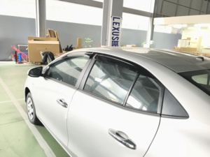 Viseras para Ventanas de Auto HIC, Material PMMA, 100% Compatibles con Toyota Yaris ATIV Sedán / Vios 2018~ - Product Image 3