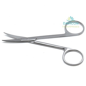 DAVICON-tijera curvada S/S 4,1/2, instrumento quirúrgico de alta calidad - Product Image 1