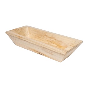Vente en gros de bol de service en bois d'acacia écologique couleur bois naturel pour salades de fruits vente de traiteur - Product Image 1
