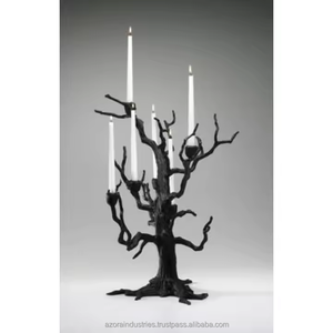 Espejo de pared de hierro personalizado moderno con marco marrón para decoración del hogar - Product Image 1