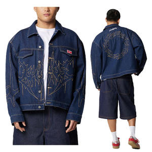 Custom Logo <b>Denim</b> <b>Jacket</b> Men Designer Casual Cotton <b>Jacket</b> OEM Jean Male Best Quality <b>Denim</b> <b>Jackets</b> For Men - Product Image 1
