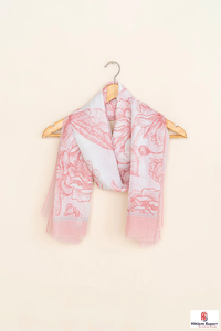 Bufanda Larga Personalizada con Estampado, Tela Suave, Cubrecabeza, Etiqueta Blanca, Marca Privada, Fabricante Textil OEM ODM, Suministro de Moda - Product Image 3