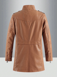 Fabricante de Chaquetas de Cuero Personalizadas, Chaqueta de Cuero Genuino para Motociclistas, Chaquetas de Cuero para Hombre al por Mayor, Proveedor de Chaquetas de Cuero OEM - Product Image 3