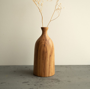 Style Tabletop Wood Flower Vase for Living Room Housewarming Flower Vase Best selling sale - Product Image 1