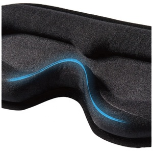 Memiry Bọt 3D Lụa Mặt Nạ Mắt Có Thể Điều Chỉnh Du Lịch Mặt Nạ Ngủ Với Thoải Mái Bộ Nhớ Bọt Bông Mềm OEM Bịt Mắt Cho Mắt Chăm Sóc Sức Khỏe - Product Image 3