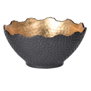 Cuencos de Madera Hechos a Mano de Primera Calidad, Forma Redonda con Borde Decorativo de Cuentas Metálicas para Cocina y Comedor - Product Image 5