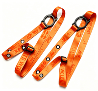 Sangle de cou personnalisable en polyester pour support de lightstick, avec trous pour porte-clés, pour concerts et tournées, style mode