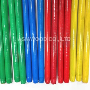 Palo de escoba de madera recubierto de PVC de alta calidad con hilo italiano, fregona recogedora para el hogar a todo color, precio bajo portátil a partir de $ 0.0xx - Product Image 1