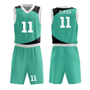 Uniforme de basket-ball au design élégant, nouvelle conception, vente en gros, personnalisé, 100% polyester, imprimé par transfert thermique - Product Image 5