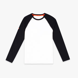 Camiseta Deportiva de Manga Larga para Hombre, Transpirable, Elástica, Informal, con Estampado en Blanco, de Secado Rápido y Alta Calidad para Verano - Product Image 1