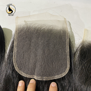 Perruque Lace Closure Invisible HD 100% — ali queen, cheveux humains lisses, 4x4 5x5 6x6 7x7, Lace Closure transparente - Product Image 5