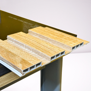 Modern Wood-<b>Plastic</b> Composite <b>Wall</b> <b>Panel</b> 3D Design Waterproof Indoor Decoration for Household Use - Product Image 1