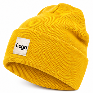 Gorro de Punto con Bloques de Color al por Mayor para Marcas de Streetwear Estadounidenses, Producción con Logotipo Personalizado de Fábrica - Product Image 3