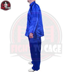 Uniforme de Kung Fu Personalizado con Logotipo Frontal Impreso, de la Mejor Calidad, Ropa de Combate Transpirable de Poliéster, Venta al Por Mayor de Ropa de Artes Marciales - Product Image 4