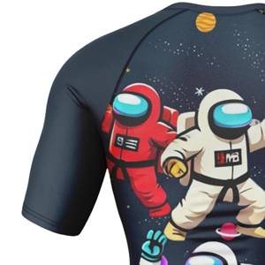 ผู้ผลิตเสื้อรัดกล้ามเนื้อ MMA แบบ OEM รับพิมพ์ลายตามสั่งด้วยเทคนิค Sublimation Transfer สำหรับ No Gi Grappling เสื้อรัดกล้ามเนื้อระบายอากาศได้ดี เป็นมิตรกับสิ่งแวดล้อม - Product Image 3