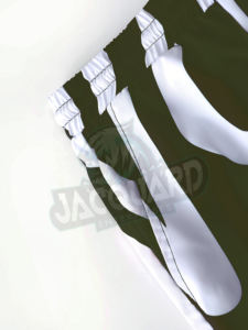 Ensemble 2 pièces jacquard hiver 2026 pour homme, couleur unie, t-shirt à manches courtes, extensible dans les quatre sens, grandes tailles, 100 % coton - Product Image 5