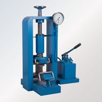 Machine d'essai de flexion hydraulique manuelle avec manomètre pour l'inspection des matériaux