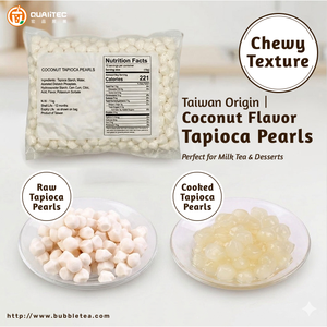 Coconut tapioca pearls For Tea Shops Bubble Tea Ingredients Milk Tea Made In Taiwan <b>Chewy</b> Versatile Topping - Product Image 3