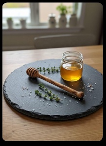 Bâtonnet à miel décoratif en bois pour coffret cadeau de cuisine - Product Image 3