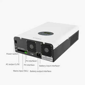 ระบบพลังงานแสงอาทิตย์ไฮบริด5KW 8KW อินเวอร์เตอร์กริด10KW สำหรับการจัดเก็บพลังงานในที่อยู่อาศัย - Product Image 2