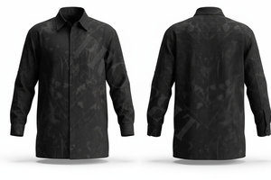 Camisa de Vestir con Botones, Diseño Abstracto Tie-Dye, Ajuste Cómodo, Manga Larga, Estilo Casual para Exteriores, Diseño Elegante - Product Image 2