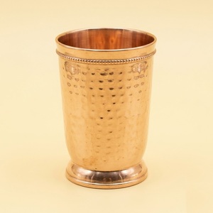 Meilleures ventes : Gobelet martelé 100 % cuivre pur, fait main, verre à eau ayurvédique pour stimuler l'immunité et favoriser le bien-être, écologique - Product Image 1