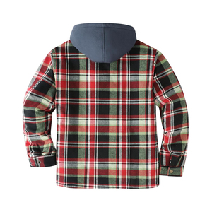 Sudaderas con capucha de franela para hombre con capucha con 2 bolsillos delanteros y cremallera ajustable, sudaderas con capucha de franela suaves y cómodas, buen material - Product Image 2